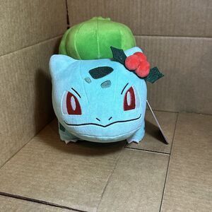 NWT Bulbasaur 8" Holiday Plush Pokemon Jazwares New With Tags 2024